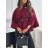 Women's Long Sleeve Knitted Sweater (S/M/L OVERSIZE) ITALIAN FASHION IMD24295