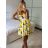 Women's short summer dress with straps (S/M ONE SIZE) ITALIAN FASHION IMPBB24B22578