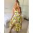 Long summer strappy dress for women (S/M/L ONE SIZE) ITALIAN FASHION IMPBB24B25181