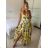 Long summer strappy dress for women (S/M/L ONE SIZE) ITALIAN FASHION IMPBB24B25181