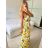 Long summer dress with straps for women (S/M ONE SIZE) ITALIAN FASHION IMPBB23B23745 -   white -   S / M