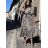 Women's Elegant Belt Long Sleeve Dress (S/M ONE SIZE) ITALIAN FASHION IMM23UN6139