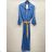 Women's Long Sleeve Belted Shirt Dress (S/M ONE SIZE) ITALIAN FASHION IMPSH24210151