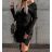 Women's Long Sleeve Knitted Dress (M/L ONE SIZEl) ITALIAN FASHION IMD23811