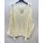Women's Oversize Long Sleeve Knitted Sweater (S/M ONE SIZE) ITALIAN FASHION IMPSH243136A