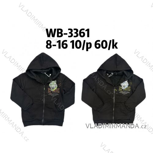 Sweatshirt outdoor spring baby girl (92-122) WOLF B2821