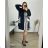 Shirt extended 3/4 long sleeve women's (L/XL/2XL ONE SIZE) ITALIAN FASHION IM423025