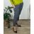 Women's Plus Size Stretch Pants (54/56/58 ONE SIZE) ITALIAN FASHION IM424101
