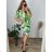 Tunic 3/4 long sleeve shirt women's oversized (L-6XL)  Polská Móda PMF24SUMMER