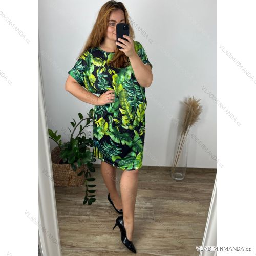 Tunic 3/4 long sleeve shirt women's oversized (L-6XL)  Polská Móda PMF24SUMMER