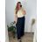 Women's Long Sleeve Tie Up Tunic (S/M ONE SIZE) ITALIAN FASHION IMPLI2234663 -   white -   42/44