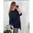 Shirt 3/4 sleeve ladies strip (4XL/5XL ONE SIZE) ITALSKÁ MÓDA IM422026