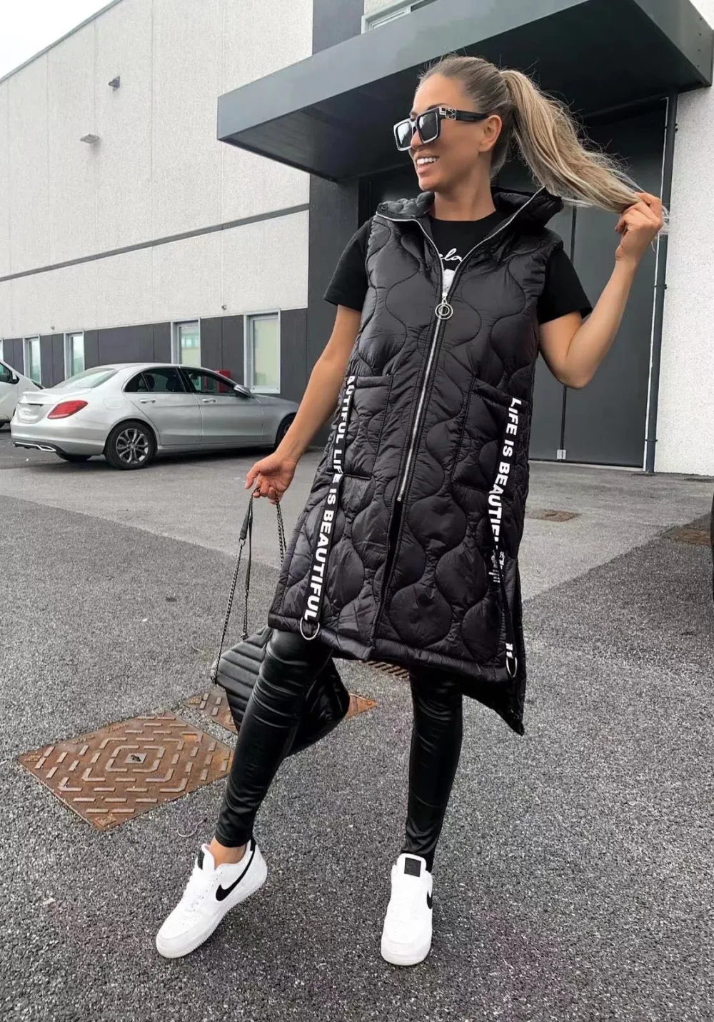 Šaty letní na ramínka dámské (S/M ONE SIZE) ITALSKÁ MÓDA IMPBB22B21841