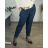 Women's Warm Long Sleeve Dress (L / XL ONE SIZE) ITALIAN FASHION IM421MIA 48/50 blue