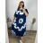 Women's Plus Size Casual Short Sleeve Dress (48/52 ONE SIZE) ITALIAN FASHION IMBM24082