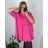 Women's Plus Size Long Pants and Long Sleeve Shirt Set (L/XL/2XL ONE SIZE) POLISH FASHION IMWT23BELLA 56/58 beige