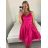 Women's tulle strapless party dress (XS/S/M/L ONE SIZE) ITALIAN FASHION IMC23498