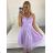 Women's tulle strapless party dress (XS/S/M/L ONE SIZE) ITALIAN FASHION IMC23498