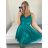 Women's strapless tulle party dress (XS/S/M/L ONE SIZE) ITALIAN FASHION IMC23498