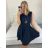 Women's short sleeve dress (uni s / L) ITALIAN FASHION IM320102