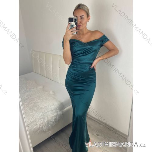 Women's Carmen long party dress (S/M/L ONE SIZE) ITALIAN FASHION IM324302