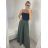 Women's summer oversize pants (S/M/L ONE SIZE) ITALIAN FASHION IM424445 -   green khaki -   XL/2XL