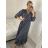 Carmen summer dress (S / M / L ONE SIZE) ITALIAN FASHION IMWY22051 M / L black