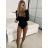 Women's Long Sleeve Bodysuit (S/M ONE SIZE) ITALIAN FASHION IMPBB23D03014
