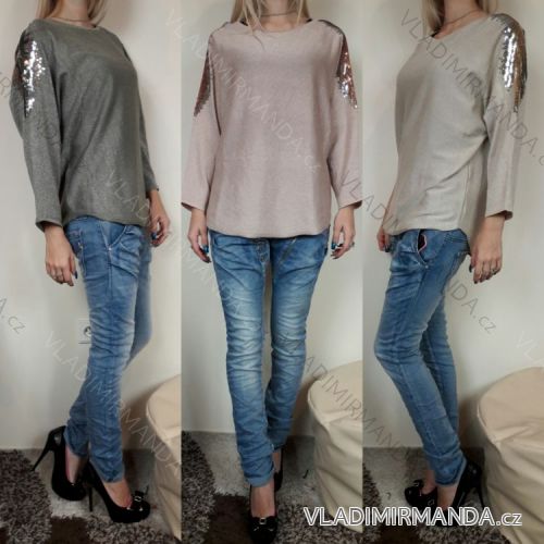 Sweater 3/4 sleeve womens (uni s / m / l) MILLENIUM JP-1177
