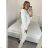 Women's long velvet sweatpants (S-XL) TURKISH FASHION TMWL20633 -   grey -   S / M