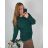 Shirt extended 3/4 long sleeve women's (L/XL/2XL ONE SIZE) ITALIAN FASHION IM423025