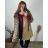 Sleeveless jacket long sleeve (uni sl) ITALIAN Fashion IMC17326  beige