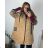 Sleeveless jacket long sleeve (uni sl) ITALIAN Fashion IMC17326  beige