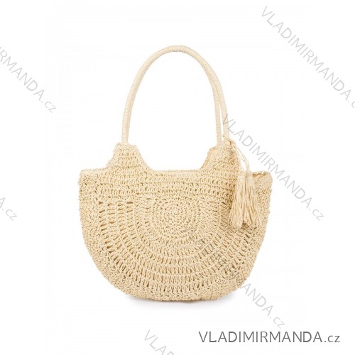 Women's boho summer handbag (40cm X 30cm) Versoli VER24TOR-PA-10 ONE SIZE beige