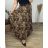 Women's Long Sleeve Shirt Dress (S/M ONE SIZE) ITALIAN FASHION IMWD232607 50/52 Brown