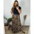 Women's Long Sleeve Shirt Dress (S/M ONE SIZE) ITALIAN FASHION IMWD232607 50/52 Brown