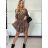 Sleeveless jacket long sleeve (uni sl) ITALIAN Fashion IMC17326 S / M Brown