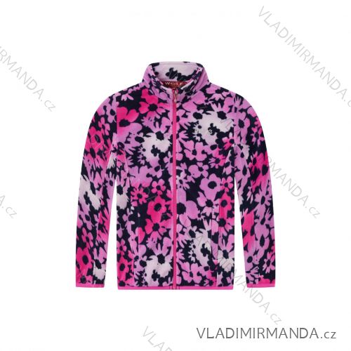 Sweatshirt fleece long sleeve children youth girls (104-134) WOLF B2441