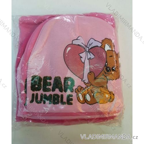 Spring Baby Girls Hat (3-8let) POLSKÁ VÝROBA POL17044
