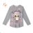 T-shirt with long sleeves children's girls girls (98-128) KUGO HC0757