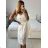 Women's Summer Boho Lace Strapless Dress (S/M ONE SIZE) ITALIAN FASHION IMPEM231128