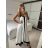 Women's long summer dress with straps (S/M ONE SIZE) ITALIAN FASHION IMPMD243208jd -   black -   S / M