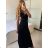 Long summer dress, elegant, with straps, women's (S/M/L ONE SIZE) ITALIAN FASHION IMPBB25H6536