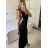 Long summer dress, elegant, with straps, women's (S/M/L ONE SIZE) ITALIAN FASHION IMPBB25H6536