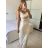 Long summer dress, elegant, with straps, women's (S/M/L ONE SIZE) ITALIAN FASHION IMPBB25H6536