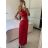 Long summer dress, elegant, with straps, women's (S/M/L ONE SIZE) ITALIAN FASHION IMPBB25H6536