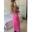 Long summer dress, elegant, with straps, women's (S/M/L ONE SIZE) ITALIAN FASHION IMPBB25H6536