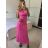 Long summer dress, elegant, with straps, women's (S/M/L ONE SIZE) ITALIAN FASHION IMPBB25H6536