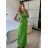 Long summer dress, elegant, with straps, women's (S/M/L ONE SIZE) ITALIAN FASHION IMPBB25H6536