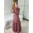 Women's Long Sleeve Summer Shirt Dress (S/M/L ONE SIZE) INDIAN FASHION IMWY23123